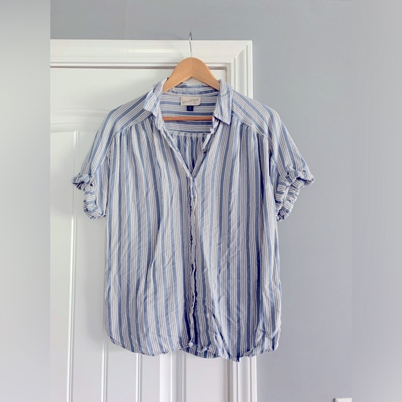 Universal Thread SZ M Short Sleeve Front Button Shirt. Soft Comfortable - Picture 1 of 4